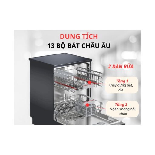 Máy rửa bát Bosch SMS4IKC62T serie 4, độc lập 7 anh ben trong bosch sms4ikc62t