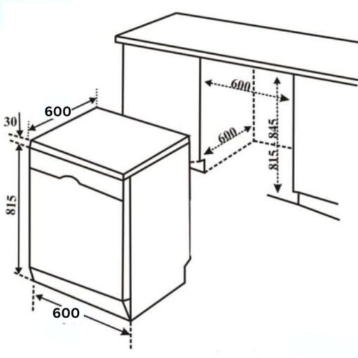 Máy rửa bát Bosch SMS6ZCI00P serie 6, độc lập 8 anh kich thuoc lap dat bosch sms6zci00p
