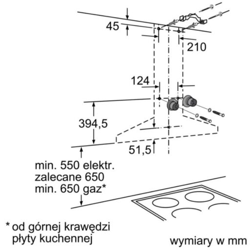 Máy hút mùi Bosch DWW067A50 7 anh lap dat bosch dww067a50