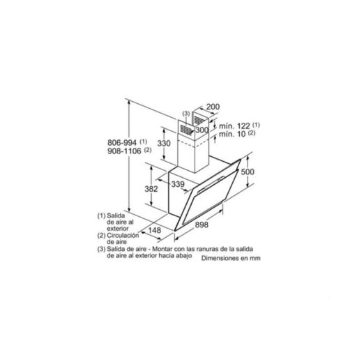Máy hút mùi Bosch DWK97IM60 6 hinh anh 3d bosch dwk97im60