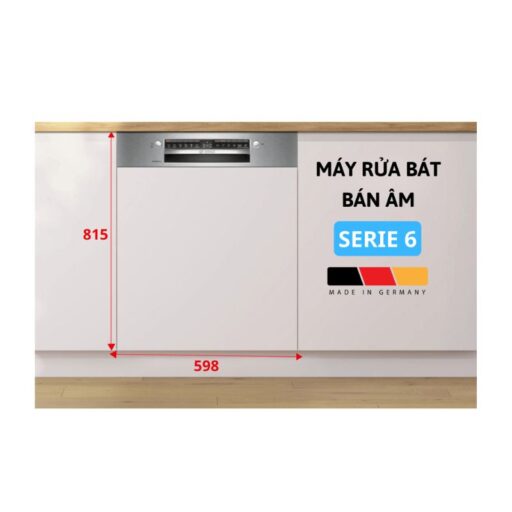 Máy rửa bát Bosch SMI6YCS02E serie 6, bán âm 6 hinh anh bosch smi6ycs02e