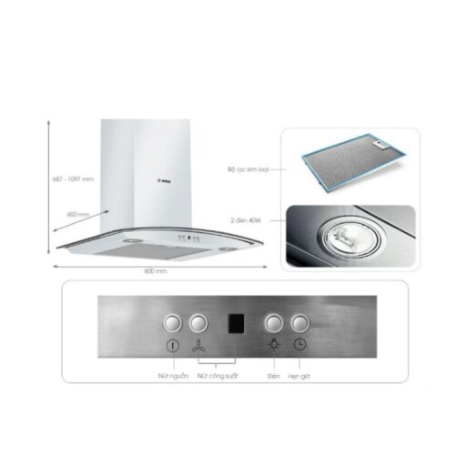 Máy hút mùi Bosch DWA07E651 3 hinh anh thuc te bosch dwa07e651