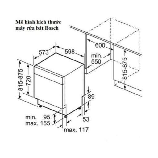 kich thuoc may rua bat bosch sms4eci14e