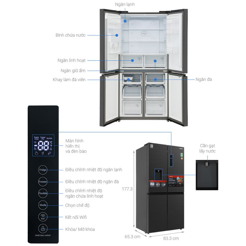 kich-thuoc-tu-lanh-toshiba-inverter-471-lit-multi-door-gr-rf606wi-pmv60-ag kich thuoc tu lanh toshiba inverter 471 lit multi door gr rf606wi pmv60 ag