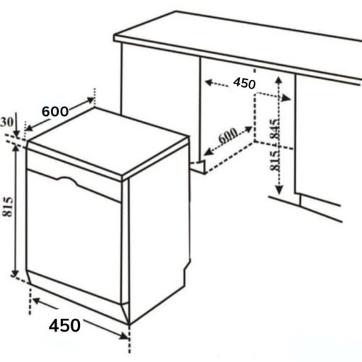 Máy rửa bát Bosch SPS2HKI42E serie 2, độc lập 6 may rua bat doc lap bosch sps2hki42e 6
