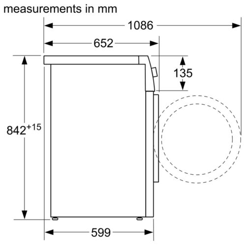 Máy sấy quần áo Bosch WTR85V00SG 5 may say quan ao bosch wtr85v00sg 4