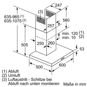 Máy hút mùi Bosch DWB67IM50 11 lắp đặt máy hút mùi BOSCH DWB67IM50 đúng cách