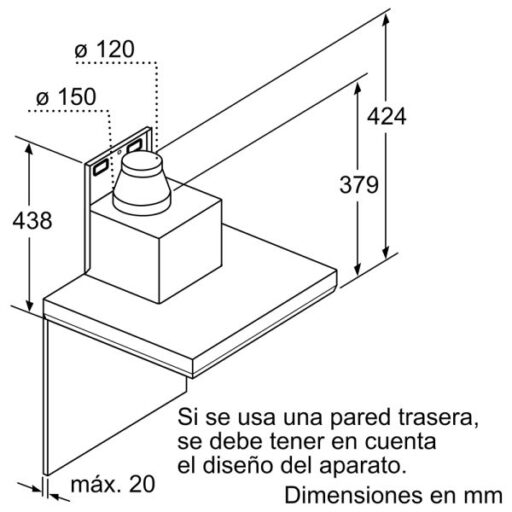 Máy Hút Mùi Treo Tường Bosch DWB67LM50 Series 6 3 bosch dwb67lm50 series 6 2