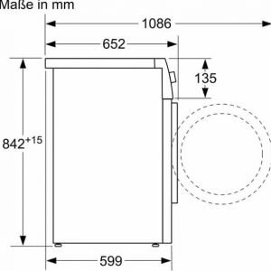 Máy sấy quần áo Bosch WTX87M40 8 kg 8 wtx87m40 4
