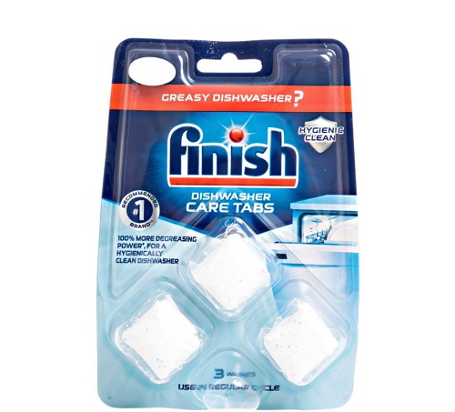 Viên vệ sinh máy rửa bát Finish vỉ 3 viên FVVS3RG