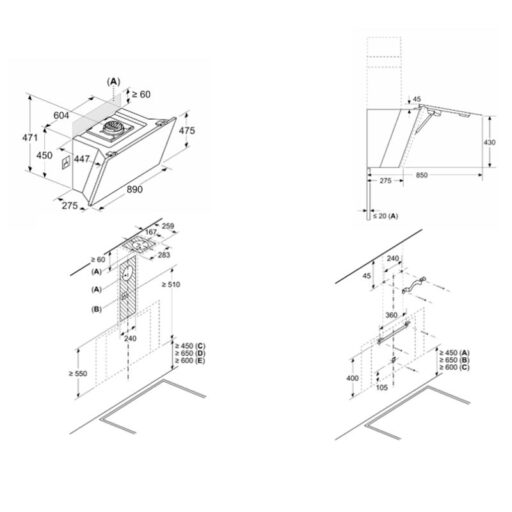 lap dat may hut mui ap tuong bosch dwk91lt60 serie 8