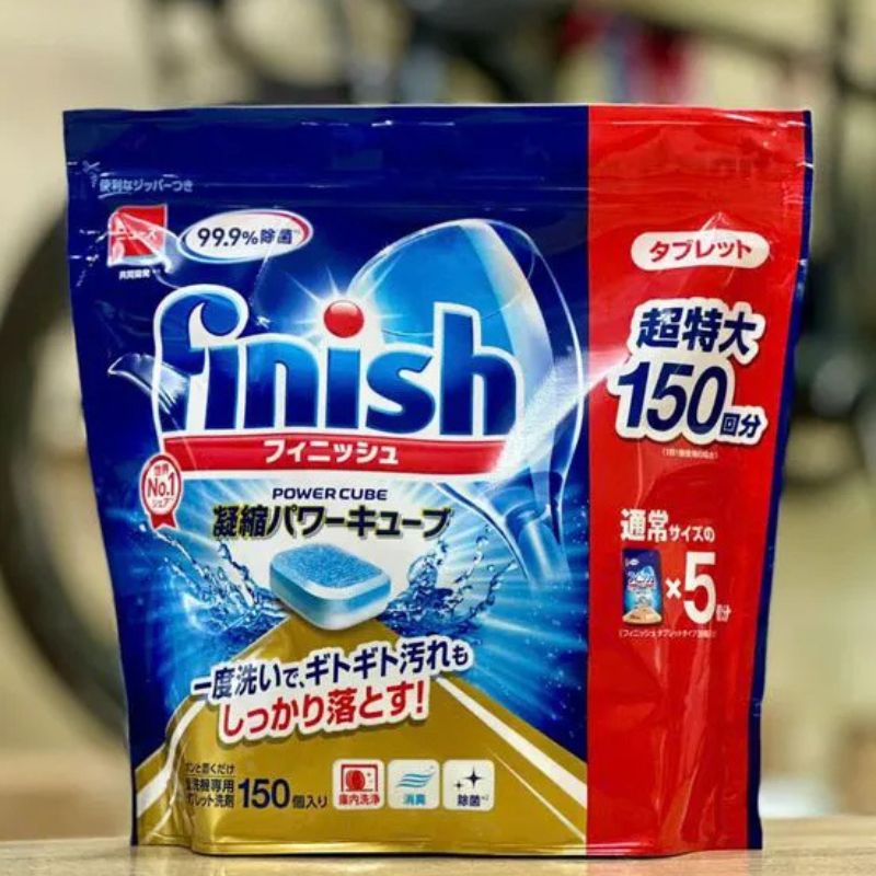 Ảnh viên rửa bát Finish Nhật túi 150 viên Ảnh viên rửa bát Finish Nhật túi 150 viên