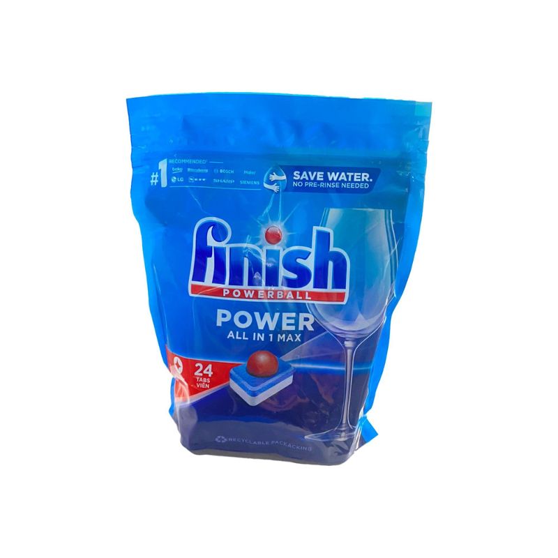 Ảnh viên rửa bát Finish Power All In One 24 viên Ảnh viên rửa bát Finish Power All In One 24 viên