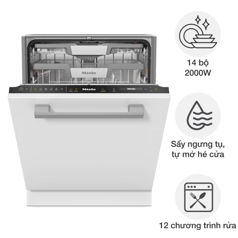 Máy rửa bát âm toàn phần Miele G 7650 SCVi AutoDos Máy rửa bát âm toàn phần Miele G 7650 SCVi AutoDos