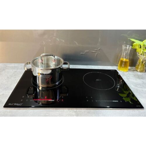 Ảnh thực tế bếp từ đôi Eurosun EU-T756 lắp âm