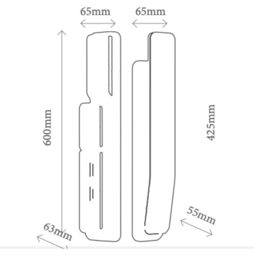 Kích thước khóa thông minh Avolock AL-88TRV-B