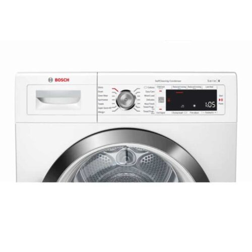 Bảng điều khiển máy sấy quần áo Bosch WTW87561SG