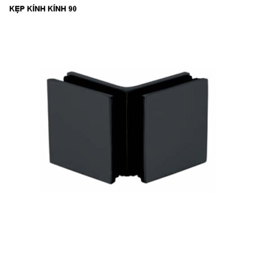 Kẹp kính - kính 90º màu đen Hafele 981.77.917