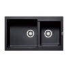 Chậu rửa bát Hafele HS G8650 565.83.351 2 kích thước của Chậu rửa chén bát Hafele HS G8650 565.83.351