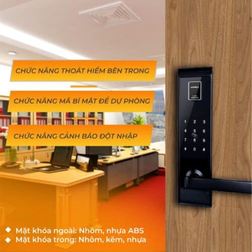 Khóa điện tử Hafele EL9000-TCS 912.20.364 4 Ảnh thực tế khóa điện tử Hafele EL9000-TCS 912.20.364