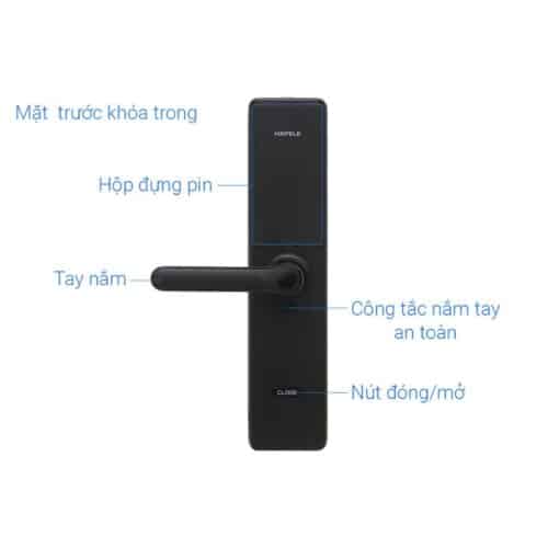 Khóa điện tử Hafele DL7600 912.20.230 4 Cấu tạo Khóa điện tử Hafele DL7600 912.20.230