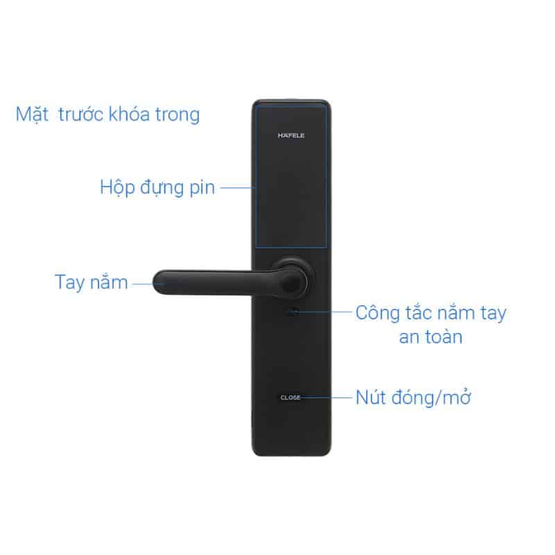 cấu tạo Khóa điện tử Hafele DL7600 912.20.230 Cấu tạo Khóa điện tử Hafele DL7600 912.20.230
