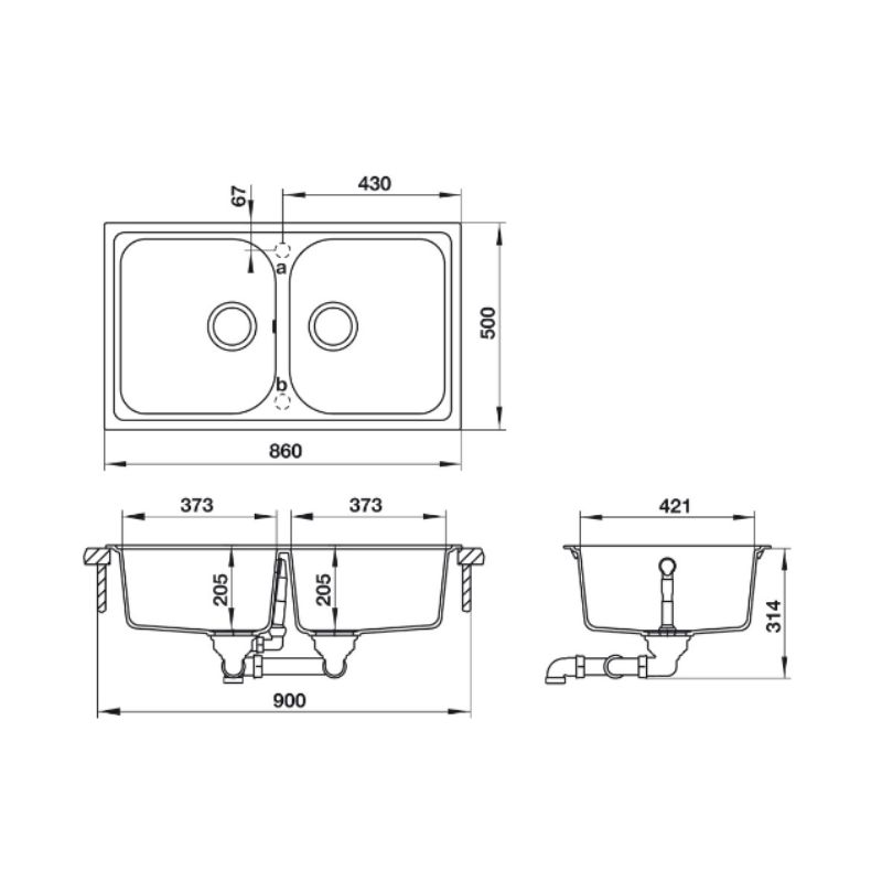 thông số kỹ thuật của Chậu đá Hafele Jilius HS-GD8650 570.35.480 thông số kỹ thuật của Chậu đá Hafele Jilius HS-GD8650 570.35.480