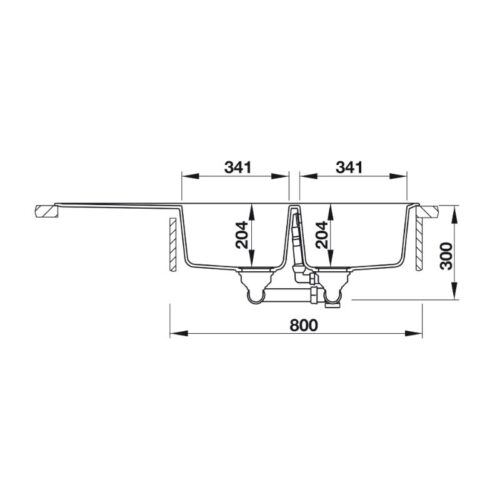 Chậu rửa bát Hafele JULIUS HS-GDD11650 570.35.360 6 thông số kỹ thuật của Chậu đá Hafele JULIUS HS-GDD11650 570.35.360