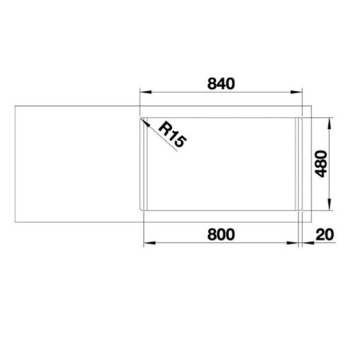 Chậu rửa chén bát Hafele Blanco Dinas 8 570.27.210 5 thông số kỹ thuật của Chậu rửa chén bát Hafele Blanco - Dinas 8 570.27.210