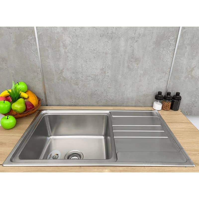 Chính diện chậu rửa bát Hafele Valerian HS-SS8650 567.20.266 Chậu rửa bát Hafele Valerian HS-SS8650 567.20.266