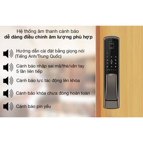 Khóa cửa điện tử Hafele EL9500-TCS 912.05.315 6 Chức năng Khóa cửa điện tử Hafele EL9500-TCS 912.05.315