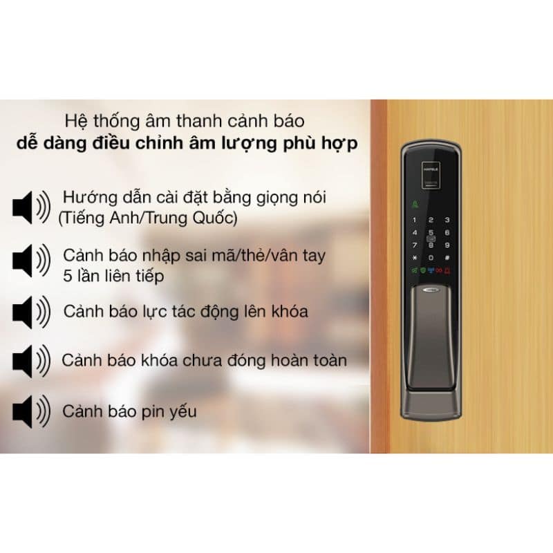 Chức năng Khóa cửa điện tử Hafele EL9500-TCS 912.05.315 Chức năng Khóa cửa điện tử Hafele EL9500-TCS 912.05.315