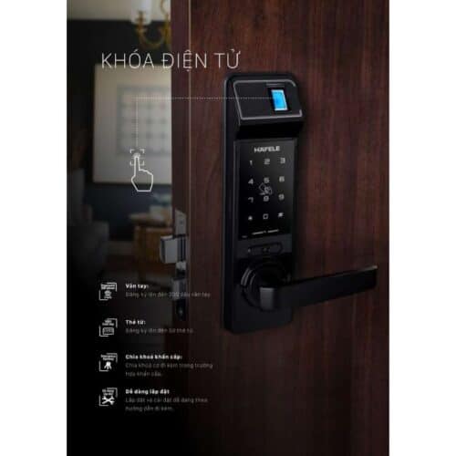 Khóa điện tử Hafele EL7700-TCS 912.05.718 5 Chức năng Khóa điện tử Hafele EL7700-TCS 912.05.718
