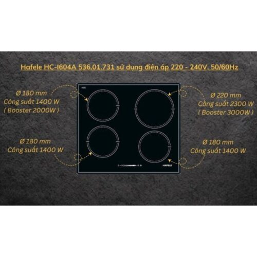 Công suất bếp từ Hafele HC-I604A 536.01.731