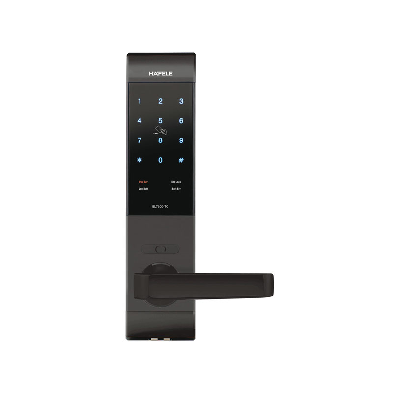 Khóa cửa điện tử Häfele EL7500 912.05.733 màu đen khoa cua dien tu hafele el7500 912 05 733 mau den
