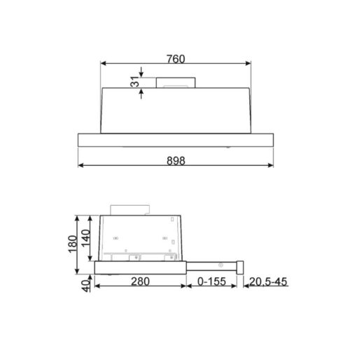 Kích thước Hafele Smeg KSET92E 536.84.872
