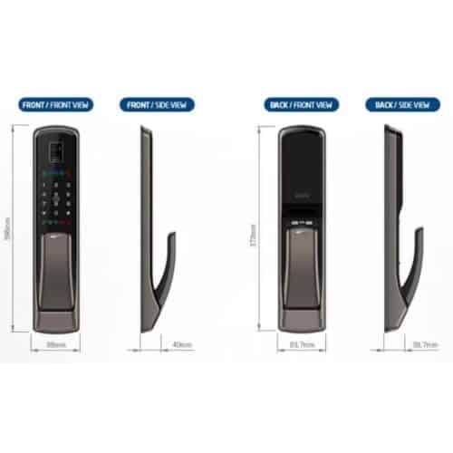 Khóa cửa điện tử Hafele EL9500-TCS 912.05.315 4 Lắp đặt Khóa cửa điện tử Hafele EL9500-TCS 912.05.315