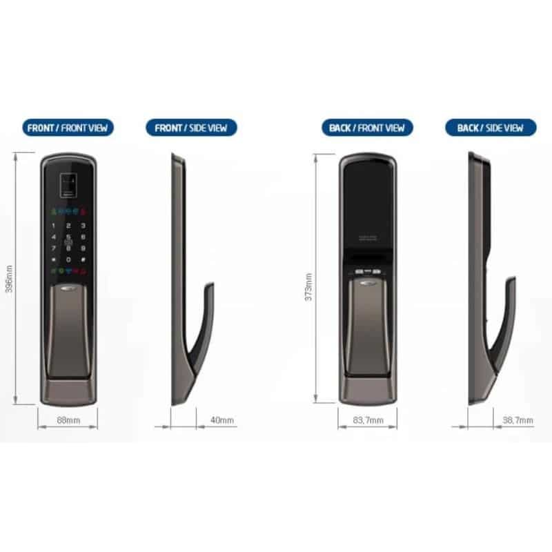 Lắp đặt Khóa cửa điện tử Hafele EL9500-TCS 912.05.315 Lắp đặt Khóa cửa điện tử Hafele EL9500-TCS 912.05.315