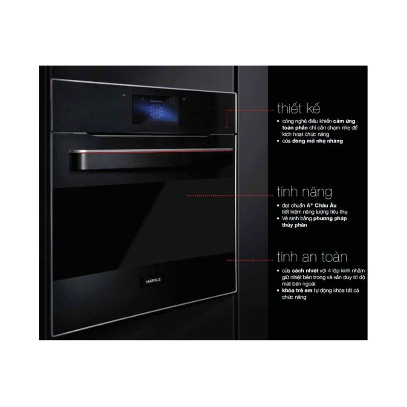 Lò nướng âm tủ ICONIC Hafele 535.02.721 Lò nướng âm tủ ICONIC Hafele 535.02.721