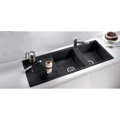 Chậu rửa bát Hafele Blancozia màu đen 8S 565.76.359 4 Chậu rửa bát Hafele Blancozia màu đen 8S 565.76.359