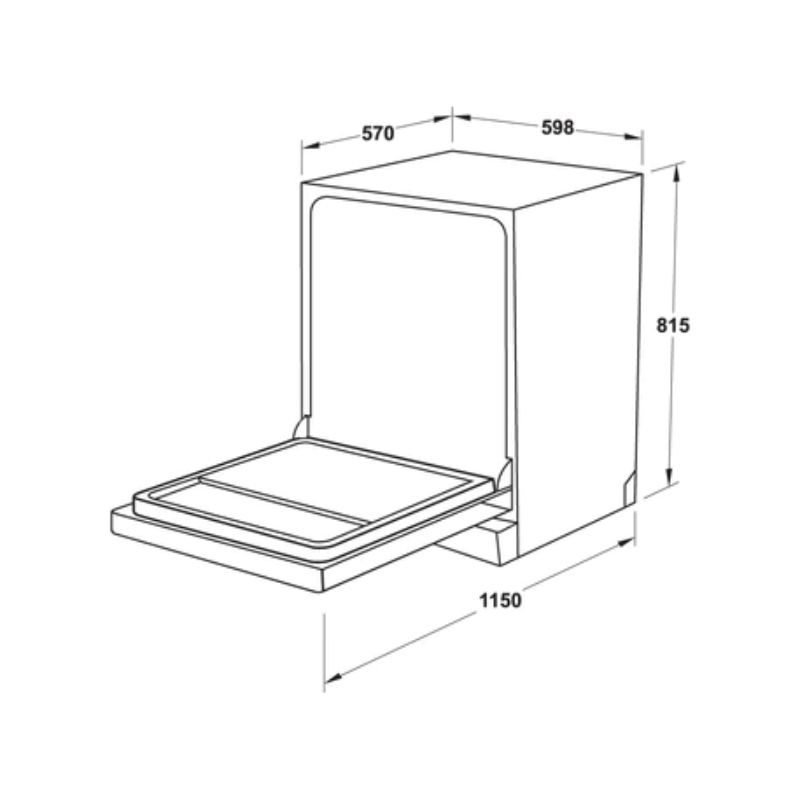Máy rửa bát Hafele HDW-SI60AB 538.21.320 Máy rửa bát Hafele HDW-SI60AB 538.21.320