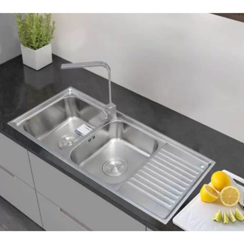 Phía trên Chậu rửa bát Hafele Valerian HS-SDD11650 565.86.361 Chậu rửa bát Hafele Valerian HS-SDD11650 565.86.361