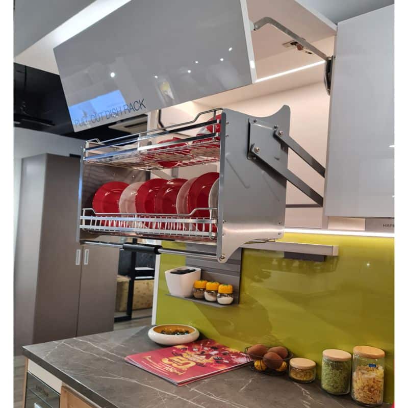 Ảnh rổ chén đĩa di động lướt tròn LENTO Cucina 504.76.205 mạ chrome Ảnh rổ chén đĩa di động lướt tròn LENTO Cucina 504.76.205 mạ chrome