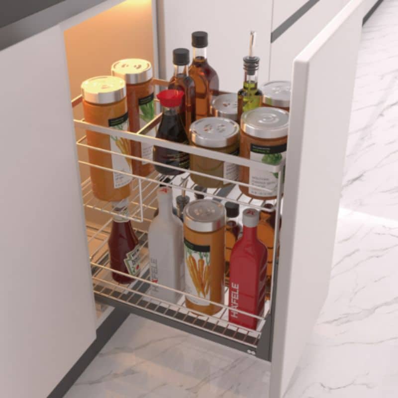 Ảnh thực tế bộ rổ gia vị SONATA Cucina 549.20.035 Inox 304 Ảnh thực tế bộ rổ gia vị SONATA Cucina 549.20.035 Inox 304