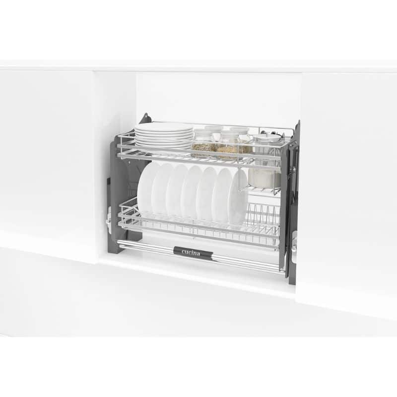 Ảnh thực tế rổ chén đĩa di động CUCINA LENTO 504.76.135 700mm Inox 304/ Xám Ảnh thực tế rổ chén đĩa di động CUCINA LENTO 504.76.135 700mm Inox 304/ Xám