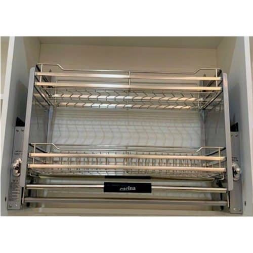 Ảnh thực tế rổ chén đĩa di động lướt dẹt LENTO Cucina 504.76.018 Inox 304