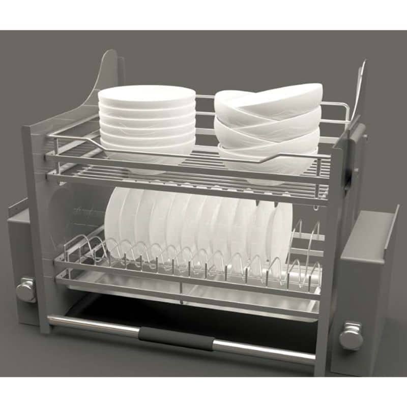 Ảnh thực tế rổ chén đĩa di động lướt dẹt LENTO Cucina 504.76.217 mạ chrome Ảnh thực tế rổ chén đĩa di động lướt dẹt LENTO Cucina 504.76.217 mạ chrome