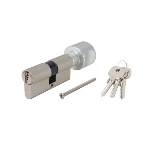 Ruột khóa 1 đầu chìa 1 đầu vặn Hafele 916.08.505, 91mm Đồng thau 5 Ảnh thực tế ruột khóa 1 đầu chìa 1 đầu vặn Hafele 916.08.505, 91mm Đồng thau
