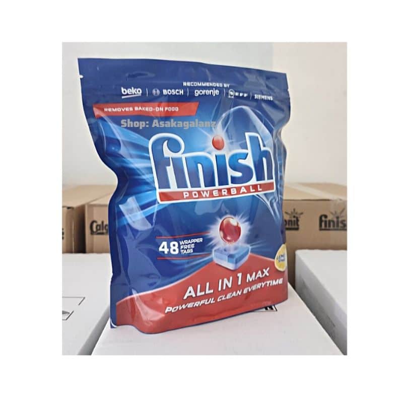 Ảnh Viên rửa bát Finish All In 1 Max 48 viên Ảnh Viên rửa bát Finish All In 1 Max 48 viên