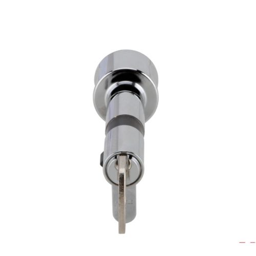 Mặt trước ruột khóa 1 đầu chìa 1 đầu vặn Hafele 916.08.672, 63mm Đồng thau